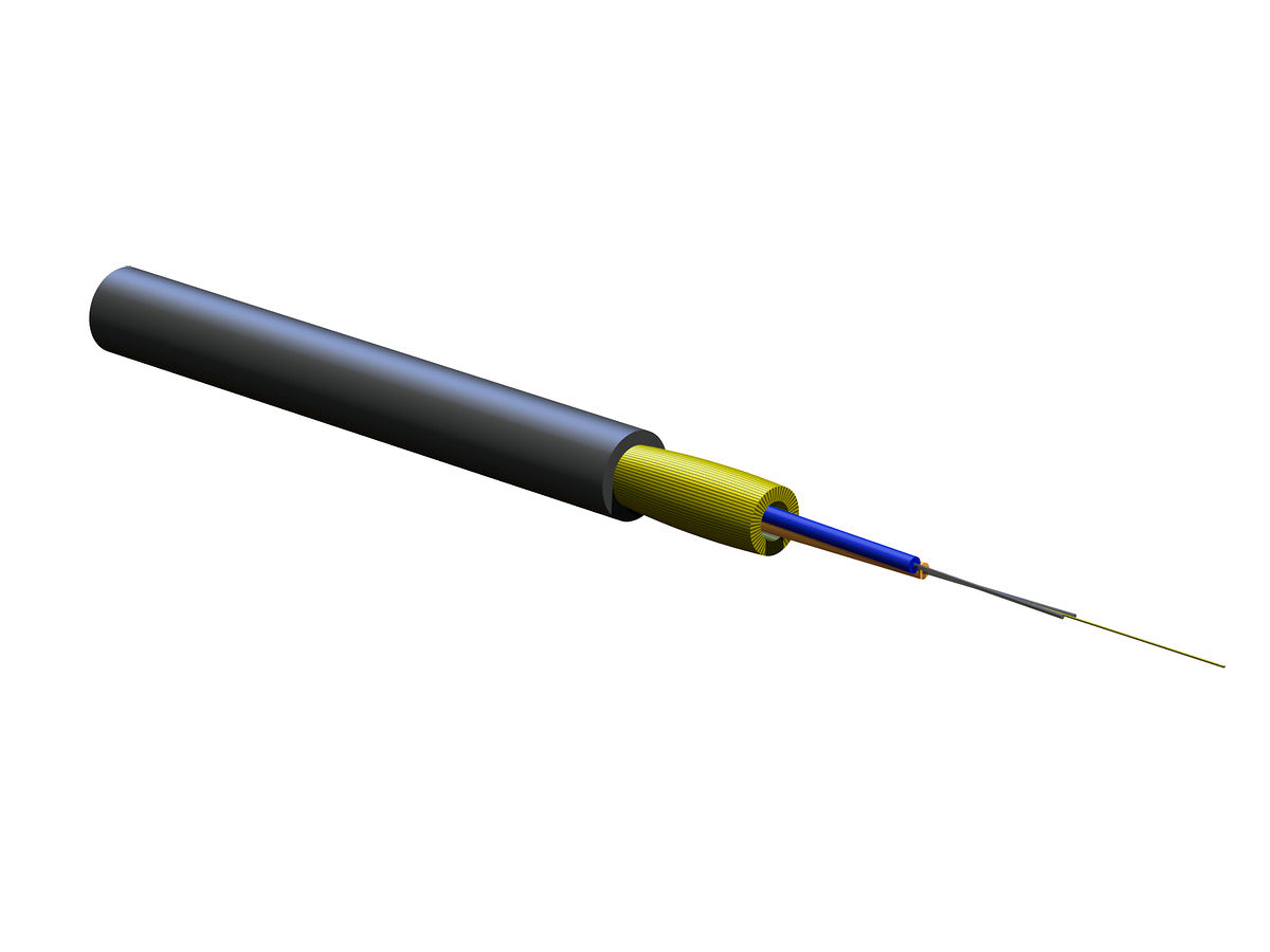 Corning 002T8F-31191-29 | FREEDM One Tight-Buffered Cable, Riser 2 F, 50 µm multimode, extended 10G distance (OM4)