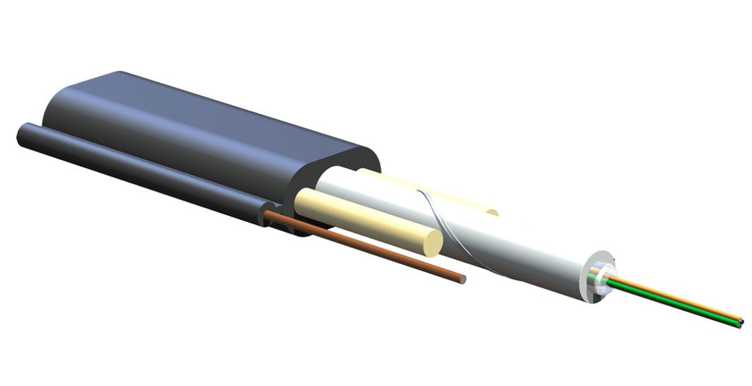 Corning 004EB1-14101A20 | SST-Drop Single-Tube, Toneable, Gel-Filled Cable, 4 F, Single-mode (OS2)
