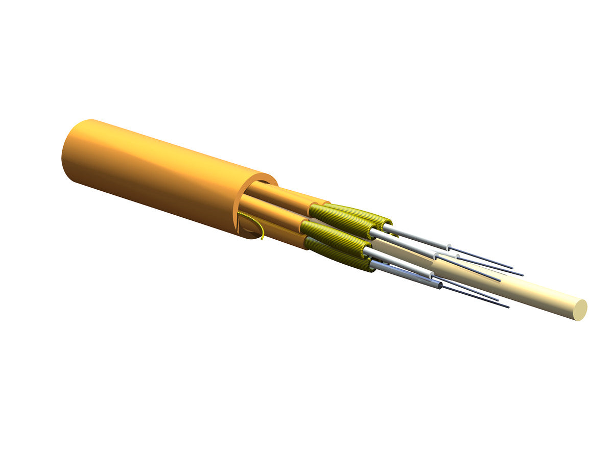 Corning 006K61-31330-24 | Fan-Out Tight-Buffered Cable, Riser  6 F, 2.0 mm Subunits, 62.5 µm multimode (OM1)