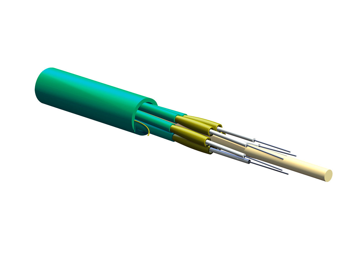 Corning 006T61-31380-24 | Fan-Out Tight-Buffered Cable, Riser 6 F, 2.0 mm Subunits, 50 µm multimode (OM3)