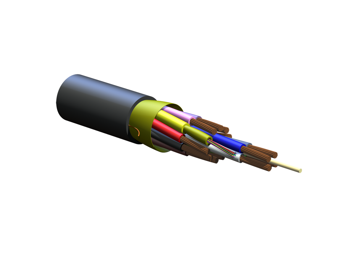 Corning 012ZDF-M1W01M20 | ActiFi Composite Cable, Loose Tube, Indoor/Outdoor, FREEDM Riser