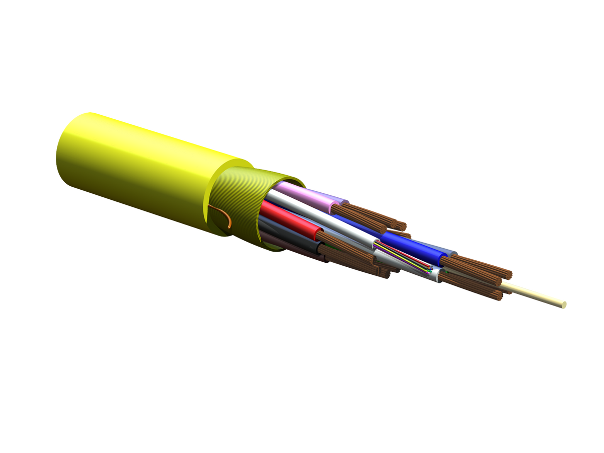 Corning 012ZT8-M1Y01M20 | ActiFi Composite Cable, Loose Tube, Indoor, Plenum