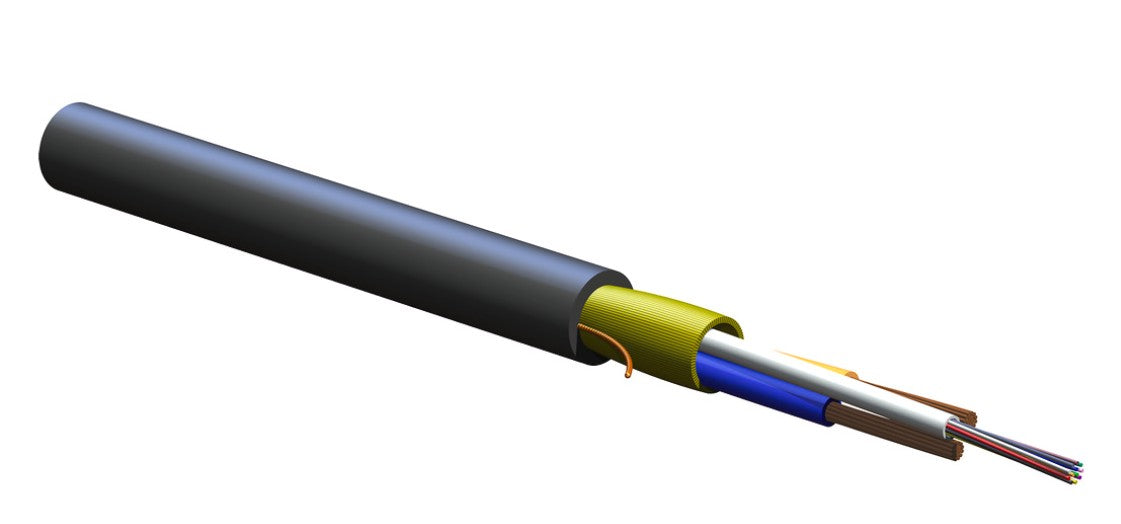 Corning 012ZTF-21Y01M20 | ActiFi Composite Cable, Loose Tube, Indoor/Outdoor, FREEDM Riser  12 F, 2 Cu Conductor, 16AWG