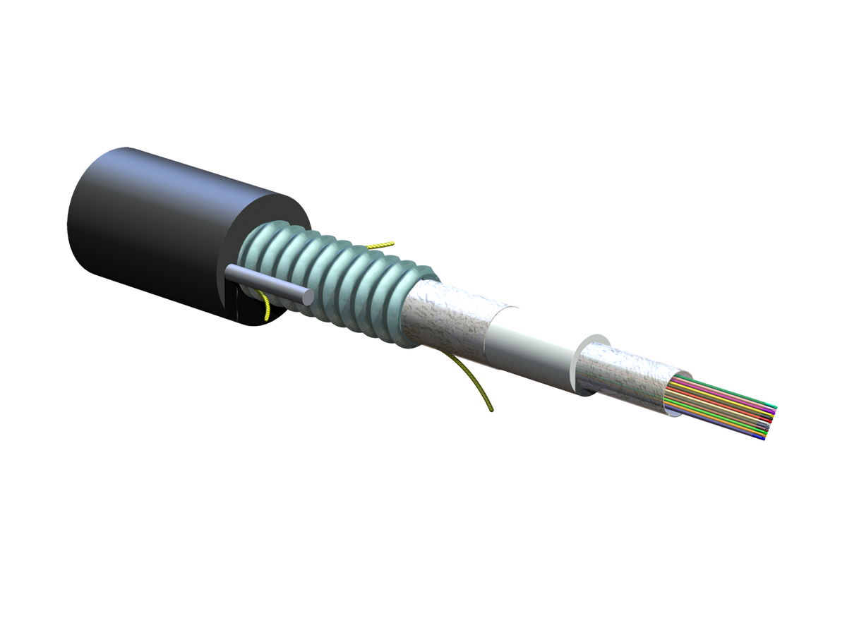 Corning 024EC5-14100D53 | SST-Ribbon Single-Tube, Gel-Free, Armored Cable