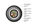 Corning 024K8P-31130-A3 | FREEDM One Tight-Buffered, Interlocking Armored Cable, Plenum  24 F, 62.5 µm multimode (OM1)