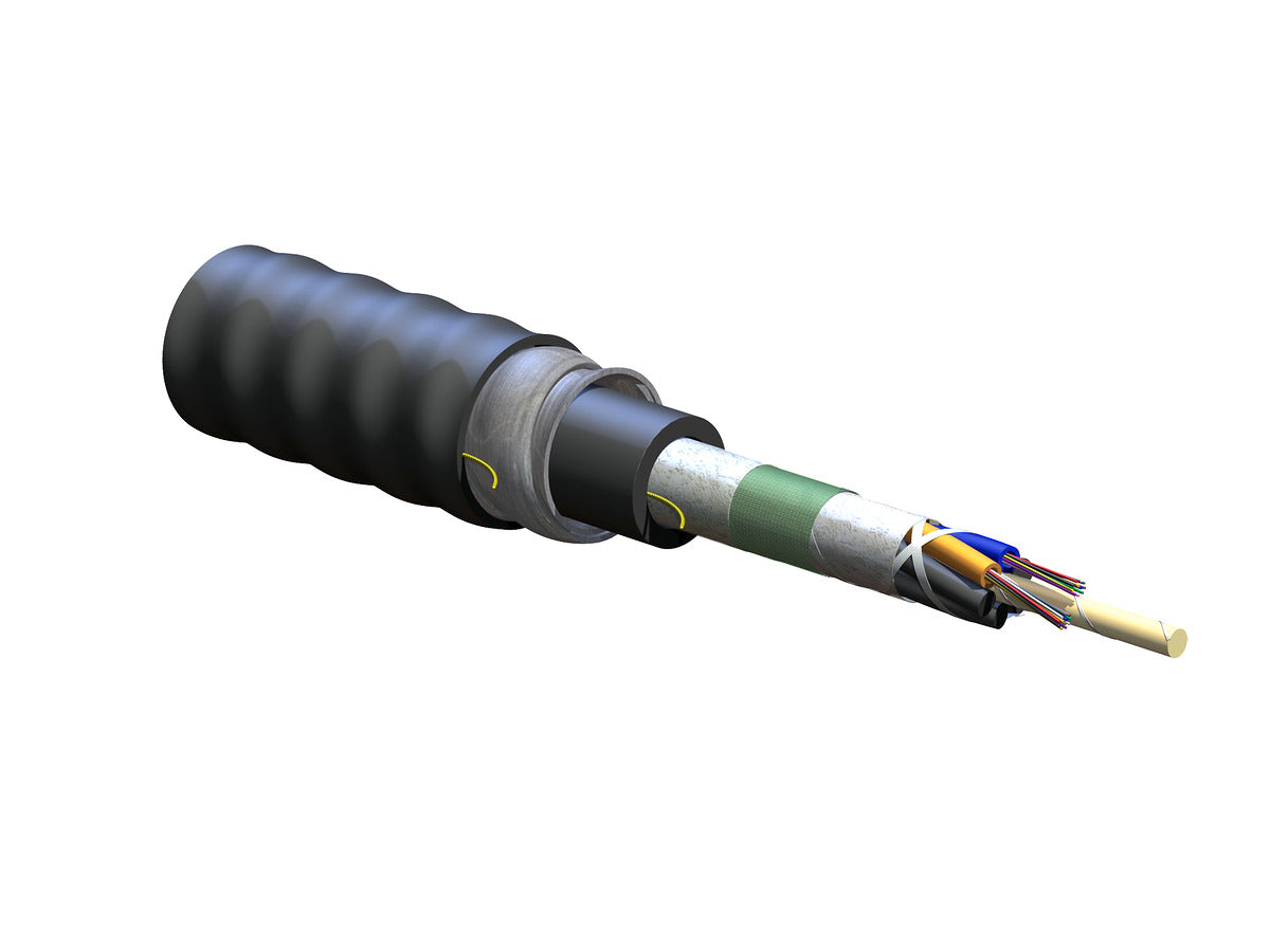 Corning 024KUZ-T4130DAN | Armored Cable 24F 62.5 µm Multimode OM1