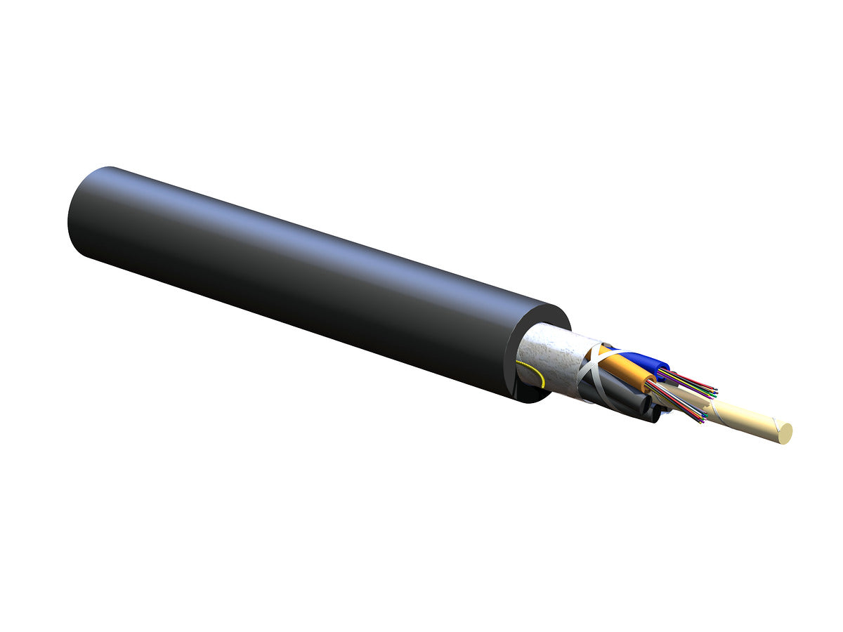 Corning 024TUF-T4190D20 | FREEDM Loose Tube, Gel-Free Cable, Riser 24 F, 50 µm multimode (OM4)