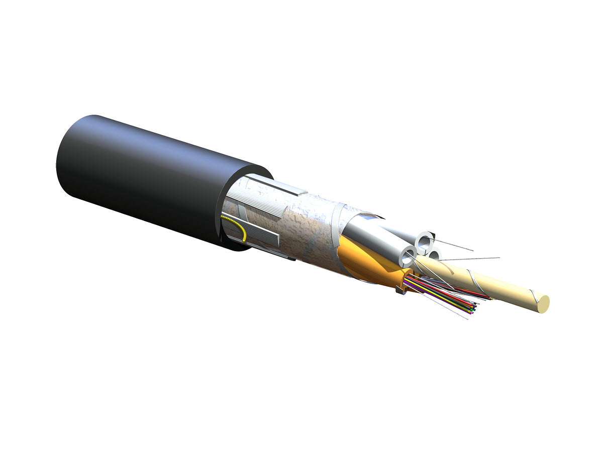 Corning 024TWP-T4131D20 | FREEDM Loose Tube, Gel-Free Cable, Plenum 24 F, 50 µm multimode (OM2)