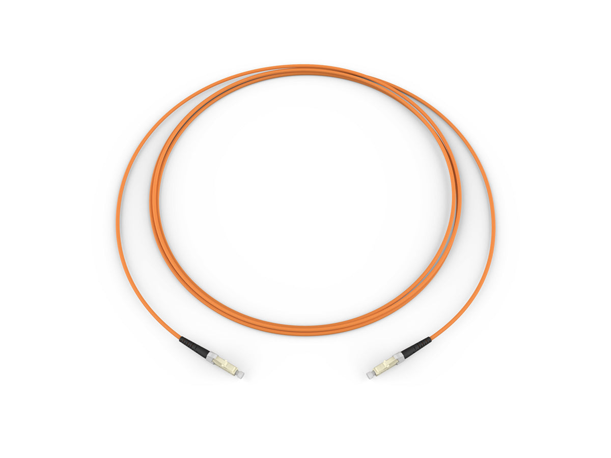 Corning 030301K2130003M | Fiber Optic Jumper, 1 F, LC to LC, Tight-Buffered Cable, Riser, 2.0 mm