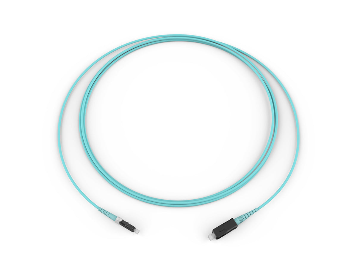 Corning 033901T2180002M | Fiber Optic Jumper, 1 F, LC to SC, Tight-Buffered Cable, Riser, 2.0 mm