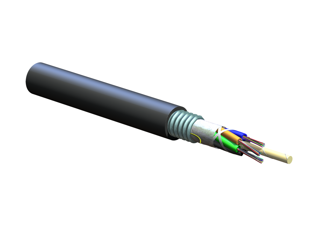 Corning 036EUC-T4101D20 | ALTOS Lite Loose Tube, Gel-Free, Single-Jacket, Single-Armored Cable