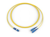 Corning 045802R5116005M | Fiber Optic Jumper, 2 F, LC Duplex to SC, Zipcord Cable, Riser, 1.6 mm legs