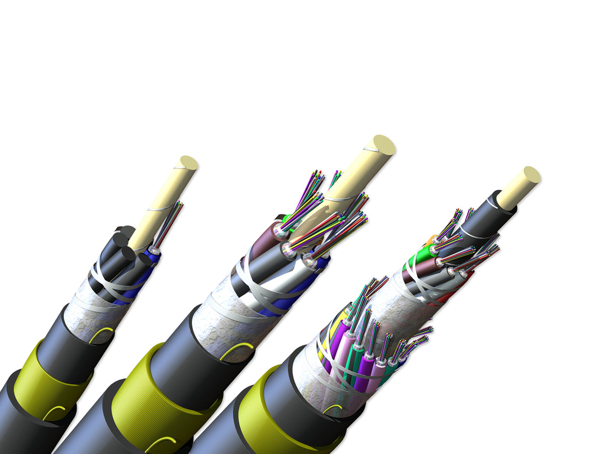 Corning 048EAE-T3201A20 | Solo ADSS Loose Tube, Gel-Filled, Dual-Jacket Cable 48 F, Single-mode (OS2)