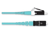 Corning 055702T5120002M | Fiber Optic Jumper, 2 F, LC Duplex to SC Duplex, Zipcord Cable, Riser, 2.0 mm legs