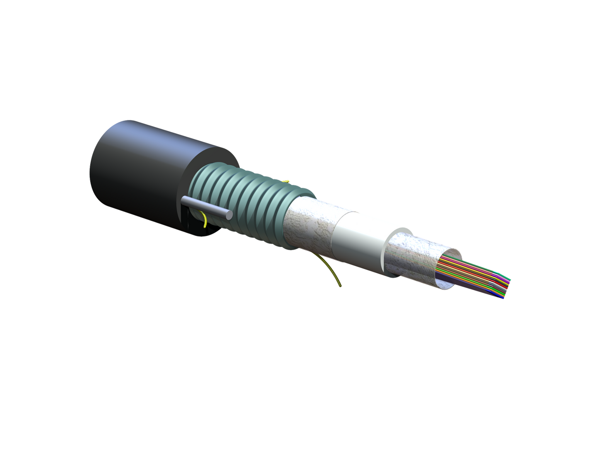 Corning 144EC5-14100D53 | SST-Ribbon Single-Tube, Gel-Free, Armored Cable