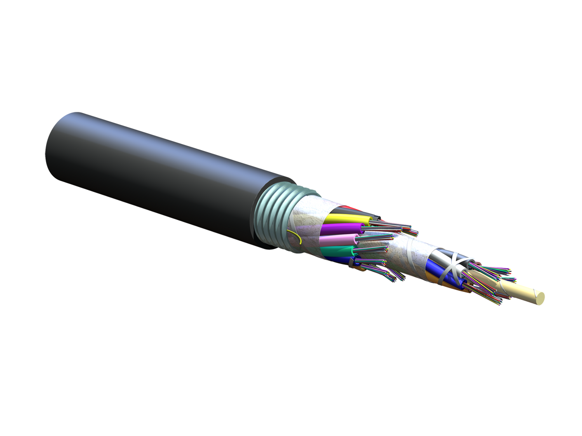 Corning 216EUC-T4101D20 | ALTOS Lite Loose Tube, Gel-Free, Single-Jacket, Single-Armored Cable