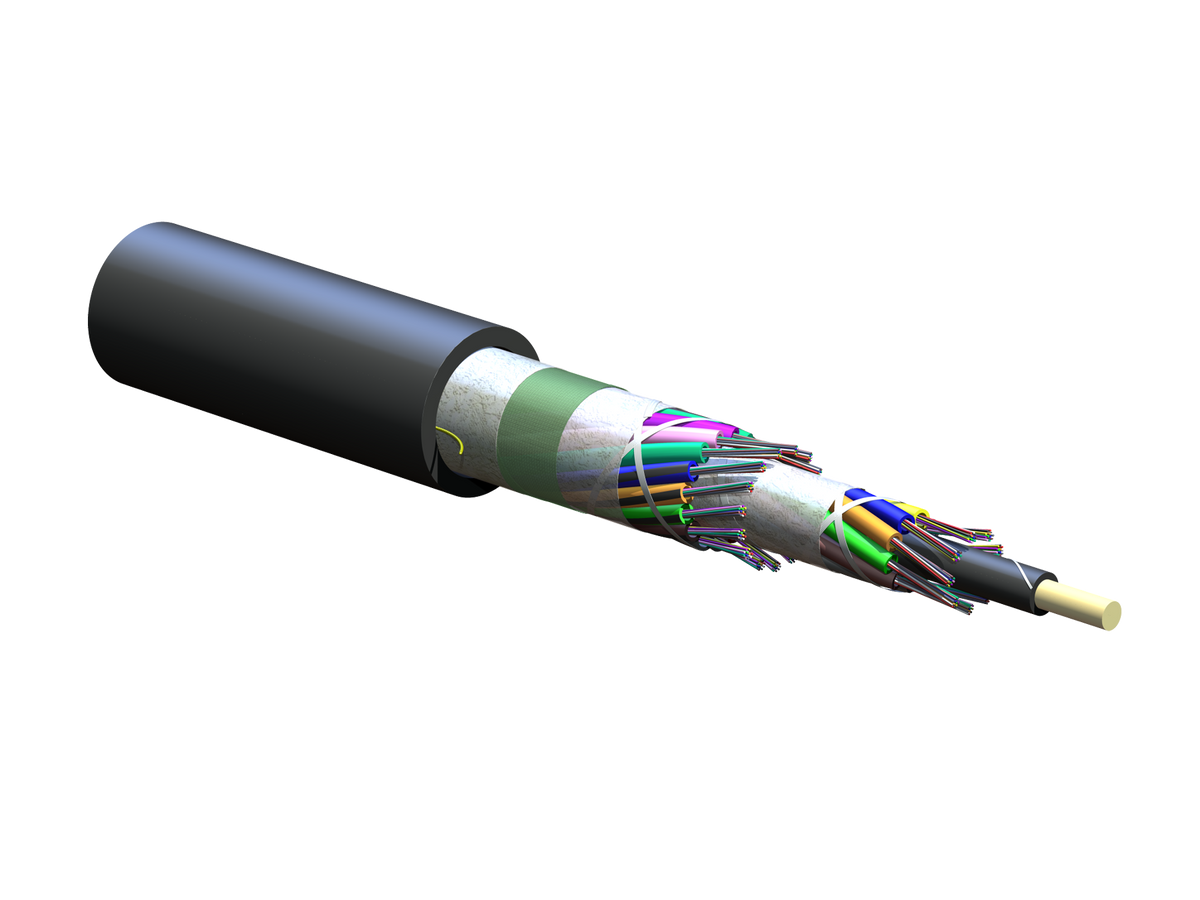 Corning 288EUZ-T4101D20 | LSZH Loose Tube, Gel-Free, Single-Jacket Cable