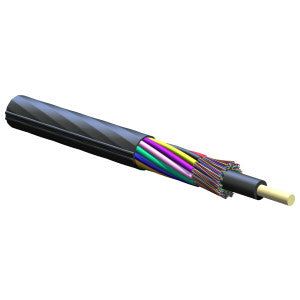 Corning 288ZH4-S4F40A20 | MiniXtend®, Dielectric HD Cable, Polyethylene, 288-Fiber, Singlemode OS2, 36-Fiber/Tube, Loose Tube, Black