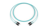 Corning 393902T5180003M | Standard SC Simplex MM / Standard SC Simplex MM, OM3 50um, 2F, Zipcord Riser, Standard Aqua Jacket 3 Meters