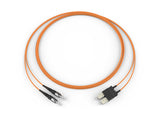 Corning 395002K5130005M | Fiber Optic Jumper, 2 F, SC to ST compatible, Zipcord Cable, Riser, 2.9 mm legs