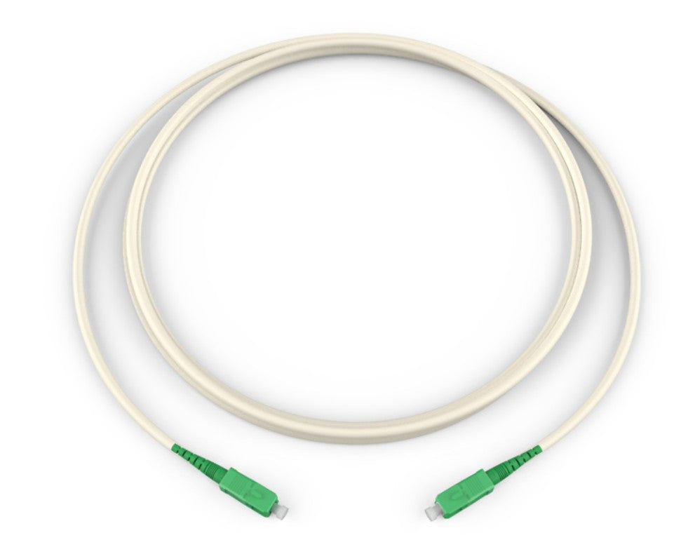 Corning 444401UR1BG001M | Standard SCAPC Simplex SM / Standard SCAPC Simplex SM, SMF ZBL, 1F, Compact Drop 2.9mm, *Indoor Riser Off-White Jacket 1 Meters