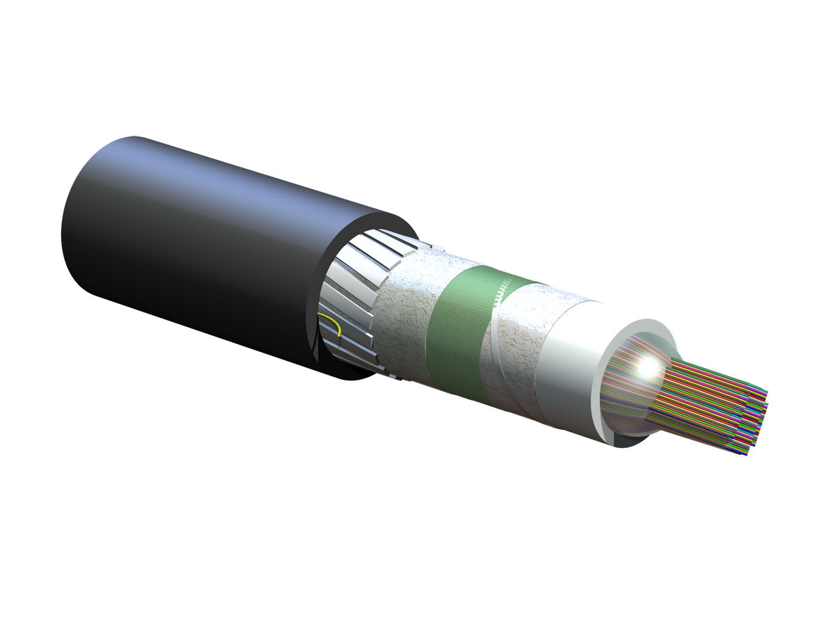 Corning 576EVF-14101-20 | FREEDM UltraRibbon Gel-Filled Cable, Riser