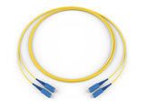 Corning 585802R5131005M | Fiber Optic Jumper, 2 F, SC to SC, Zipcord Cable, Riser, 2.9 mm legs