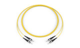 Corning 616102R5120002M | Standard ST SM / Standard ST SM, SMF, 2F, Zipcord Riser, Standard Yellow Jacket 2 Meters