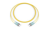 Corning 616102R5131002M | Standard ST SM / Standard ST SM, SMF, 2F, Zipcord Riser, Standard Yellow Jacket 2 Meters
