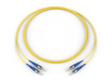 Corning 616102R5131005M | Fiber Optic Jumper, 2 F, ST compatible to ST compatible, Zipcord Cable, Riser, 2.9 mm legs