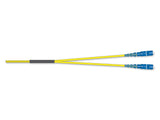 Corning 727202R5131002M | Fiber Optic Jumper, 2 F, SC Duplex to SC Duplex, Zipcord Cable, Riser, 2.9 mm legs