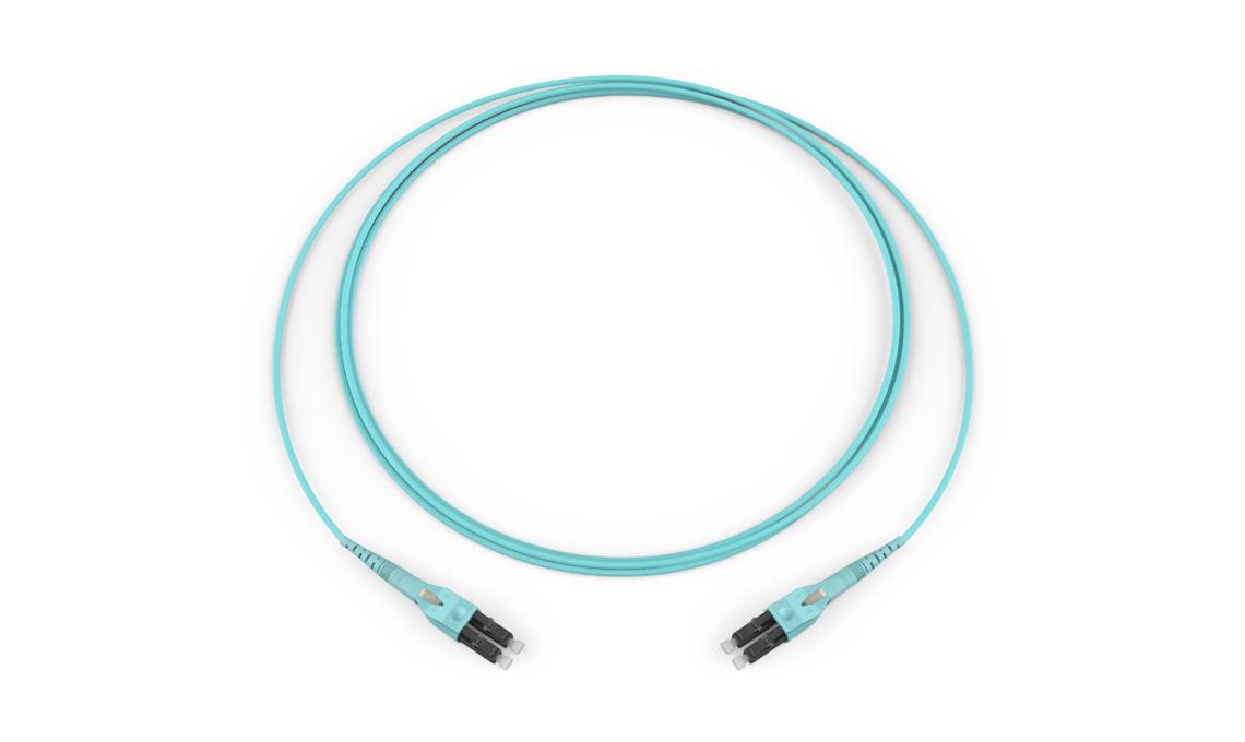 Corning 797902QD120025M | 2-Fiber OM4 Pretium LC-LC Duplex Jumper, 25M