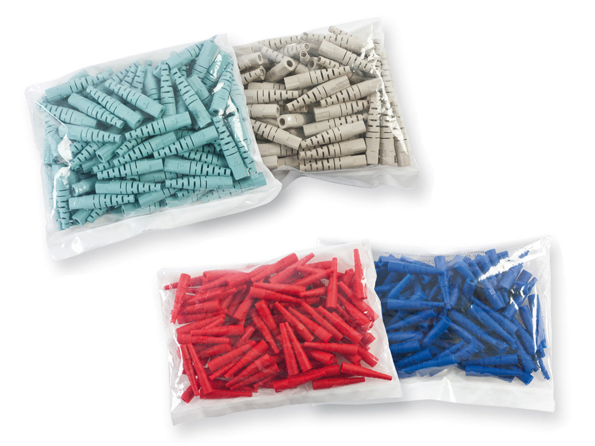 Corning 95-400-11-BP9NZ | Connector Boots LC, 900 um, Bulk Pack, Single-mode (OS2), Blue