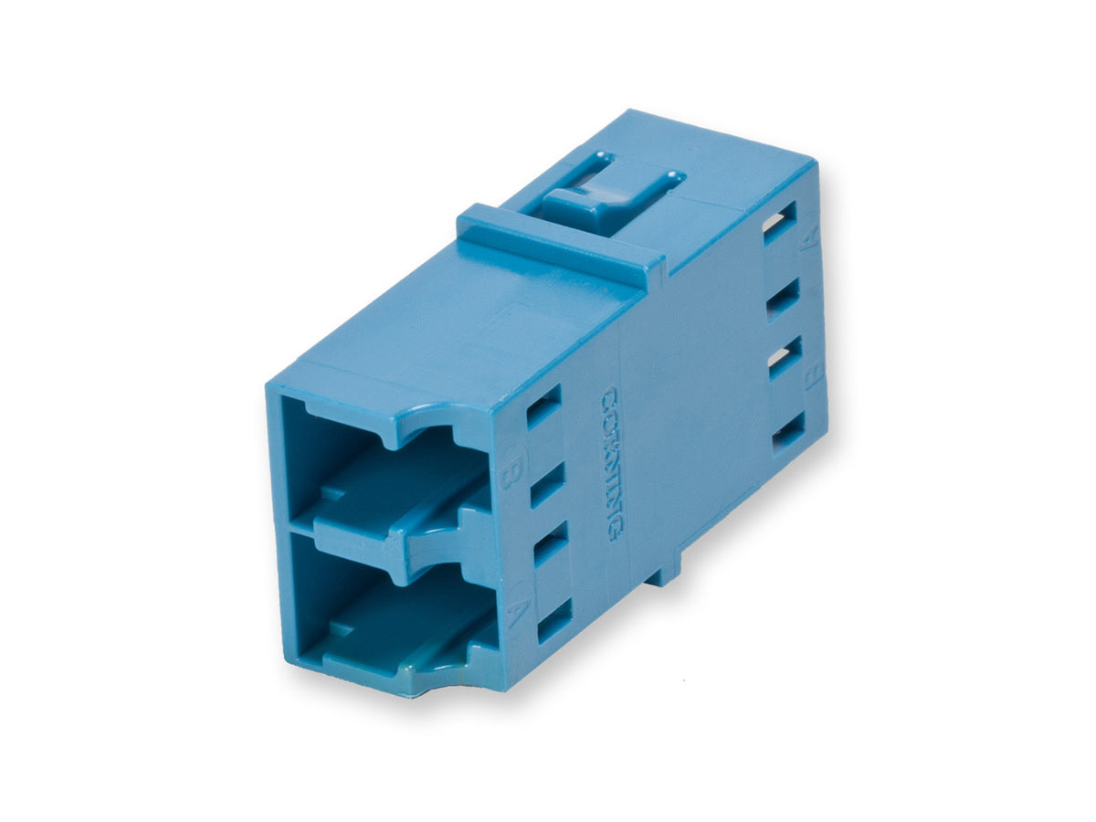 Corning ADP-DLC0-CCNRC-CLS | Fiber Optic Adapters Reduced-Flange Mount, Ceramic Sleeve, Single-mode (OS2), Blue