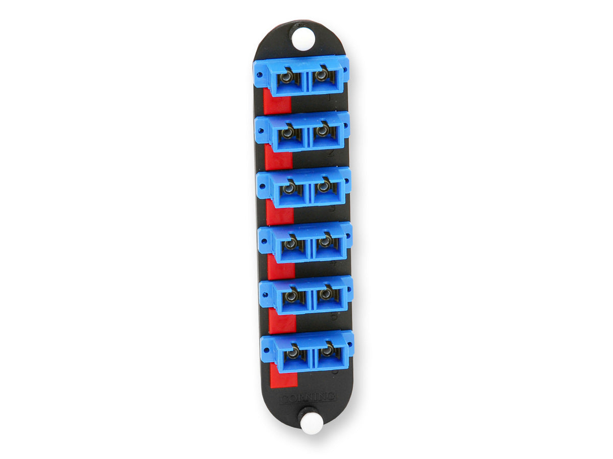 Corning CCH-CP12-59 | Closet Connector Housing (CCH) Panel, SC Adapters  Duplex, UPC, 12 F, Single-mode (OS2)