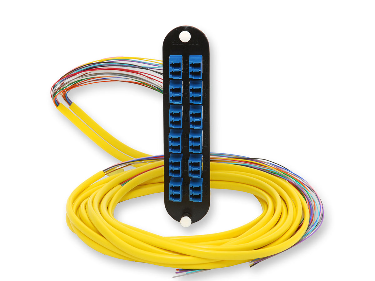 Corning CCH-CP24-A8-P03KH | Closet Connector Housing (CCH) Panel, pigtailed, LC Connectors