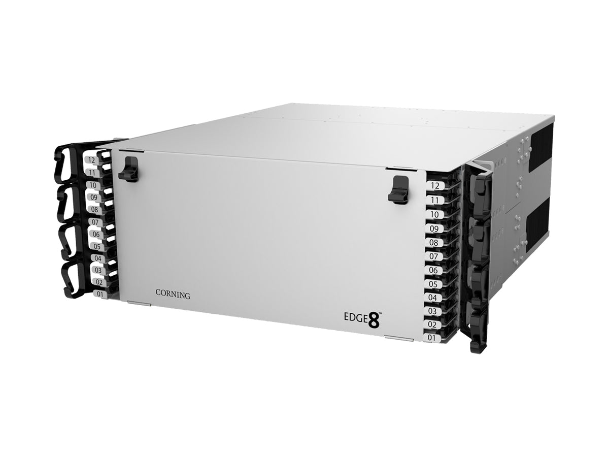 Corning EDGE8-04U | EDGE8 Housings  4 rack unit, holds up to 72 EDGE8 modules or panels
