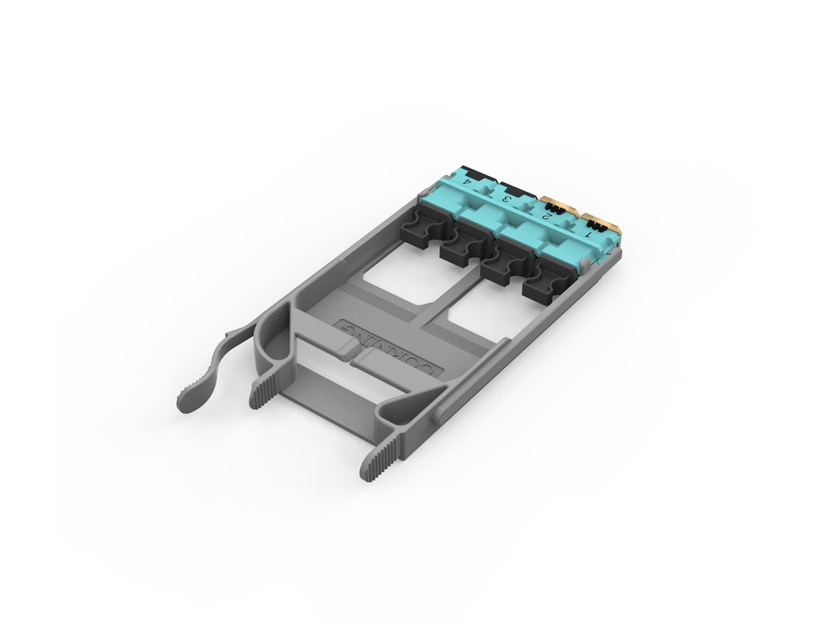 Corning EDGE8-CP16-V3 | EDGE8 Adapter Panels, MTP  16F, RPS, 2 port panel with 2 aqua adapters
