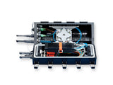 Corning UCA4-066CP-W-2B | OptiSheath Sealed Terminal, UCA Series  6 OptiTap Connector Adapters, 6 Pigtails, 2 Mechanical Ports, Wall Bracket