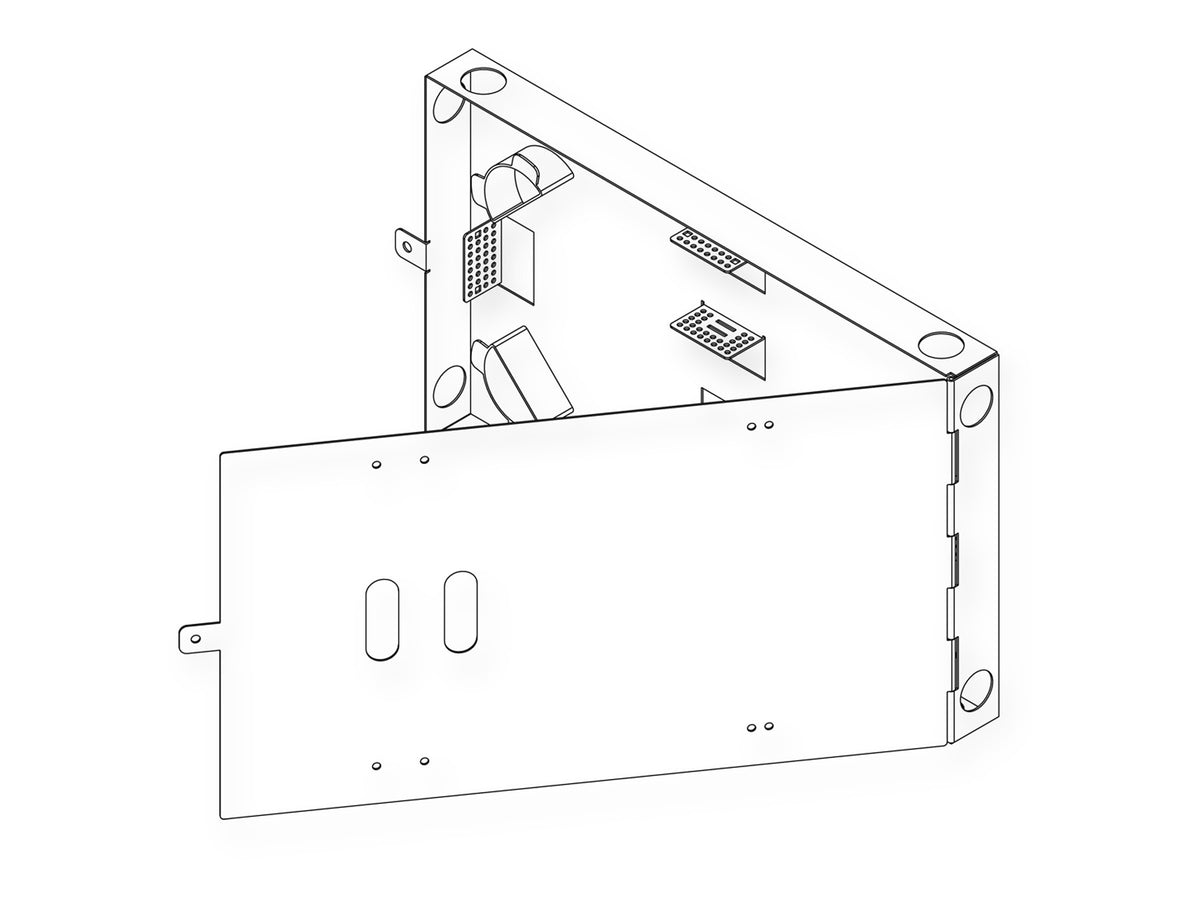 Corning WCH-SSH-4-12 | WCH Wall-Mountable Slack Storage Housing