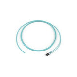 Corning 000502Q5120050F | Standard Pigtail / Standard LC Duplex MM, OM4 50um, 2F, Zipcord Riser, Standard Aqua Jacket 50 Feet