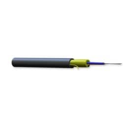 Corning 002T8P-31180-29 2 Fiber, Om3, Multimode, Indoor/outdoor, Tight Buffered, Plenum, Dielectric, Black Jacket