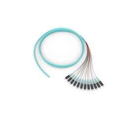Corning 003912K81NF003M | Standard Pigtail / Standard SC Simplex MM, OM1 62.5um, 12F, MIC Riser, Standard Orange Jacket 3 Meters