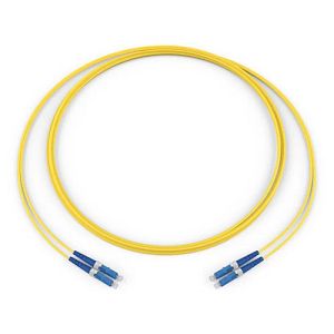 Corning 020202G5120006F | Standard LCUPC Simplex SM / Standard LCUPC Simplex SM, SMF Ultra, 2F, Zipcord Riser, Standard Yellow Jacket 6 Feet
