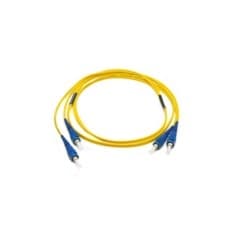 Corning 040402G5120009M | Standard LCUPC Duplex SM / Standard LCUPC Duplex SM, SMF Ultra, 2F, Zipcord Riser, Standard Yellow Jacket 9 Meters