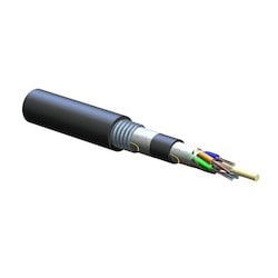 Corning 048EUV-T4101D20 | LSZH Loose Tube, Gel-Free, Corrugated Armored Cable