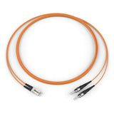 Corning 055002K5120002M | Fiber Optic Jumper, 2 F, LC Duplex to ST compatible, Zipcord Cable, Riser, 2.0 mm legs