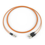 Corning 055702K5820003M | Fiber Optic Jumper, 2 F, LC Duplex to SC Duplex, Zipcord Cable, Plenum, 2.0 mm legs