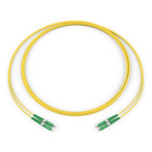 Corning 222202R5120003M | LC APC to LC APC Patch cord, 2 F, Zipcord Tight-Buffered Cable, Riser, 2.0 mm legs