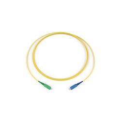 Corning 445801R2131003M | Standard SCAPC Simplex SM / Standard SCUPC Simplex SM, SMF, 1F, Single Fiber Riser, Standard Yellow Jacket 3 Meters